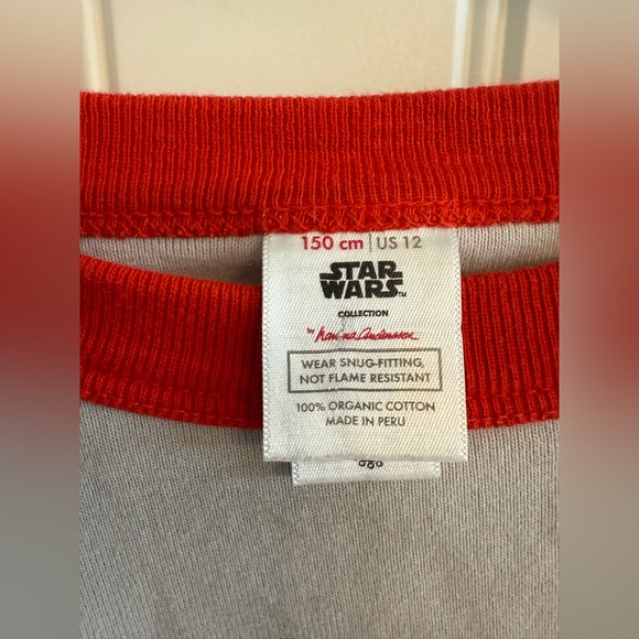 Christmas / Hanna Andersson size 12 Star Wars today pajama set. - Picture 3 of 3